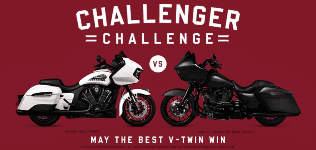 Indian Challenger Harley Davidson Road Glide Special