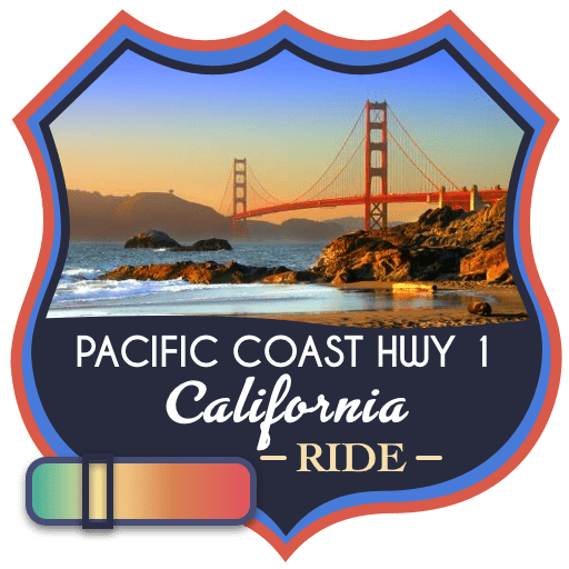 Pacific Coast Hwy 1 Ride Badge