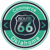 Route 66 Commerce Oklahoma Road Badge Collection