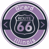 Route 66 Girard Illinois Road Badge Collection