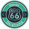 Route 66 Sapulpa Oklahoma Road Badge Collection