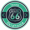 Route 66 Texola Oklahoma Road Badge Collection