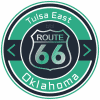 Route 66 Tulsa East Oklahoma Road Badge Collection
