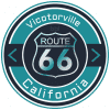 Route 66 Victorville California Road Badge Collection