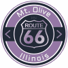 Route 66 Mt. Olive Illinois Road Badge Collection